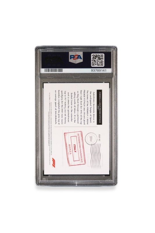 2023 Topps Chrome F1 GP D'Italia Art du Grand Prix Monza #ADGPMZ PSA 9