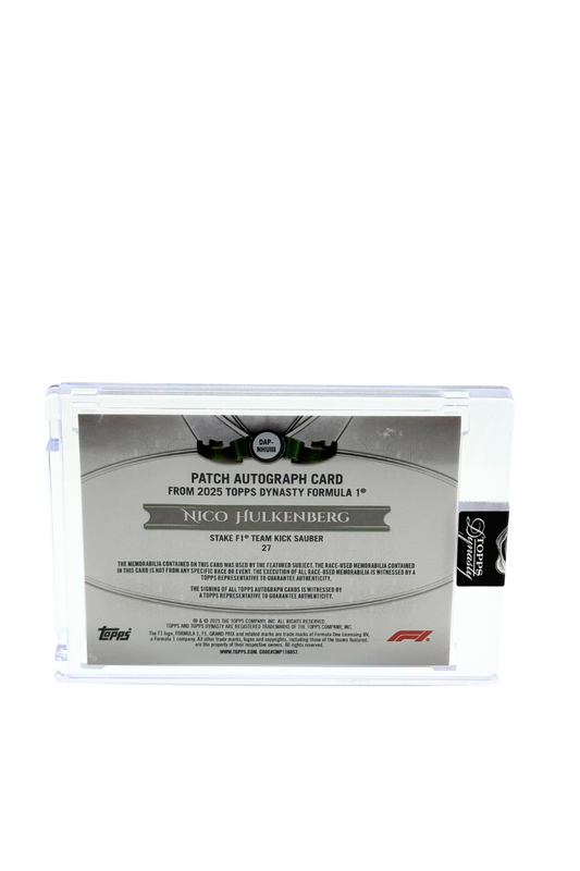 2025 Topps Dynasty Nico Hulkenberg Patch Auto #2/5