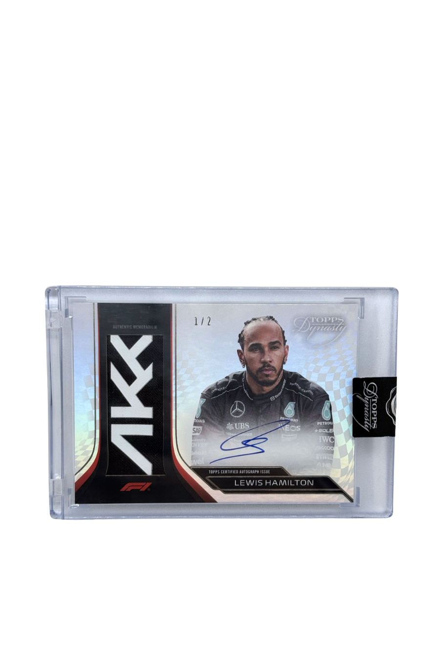 2024 Topps Dynasty Lewis Hamilton Patch Auto #1/2
