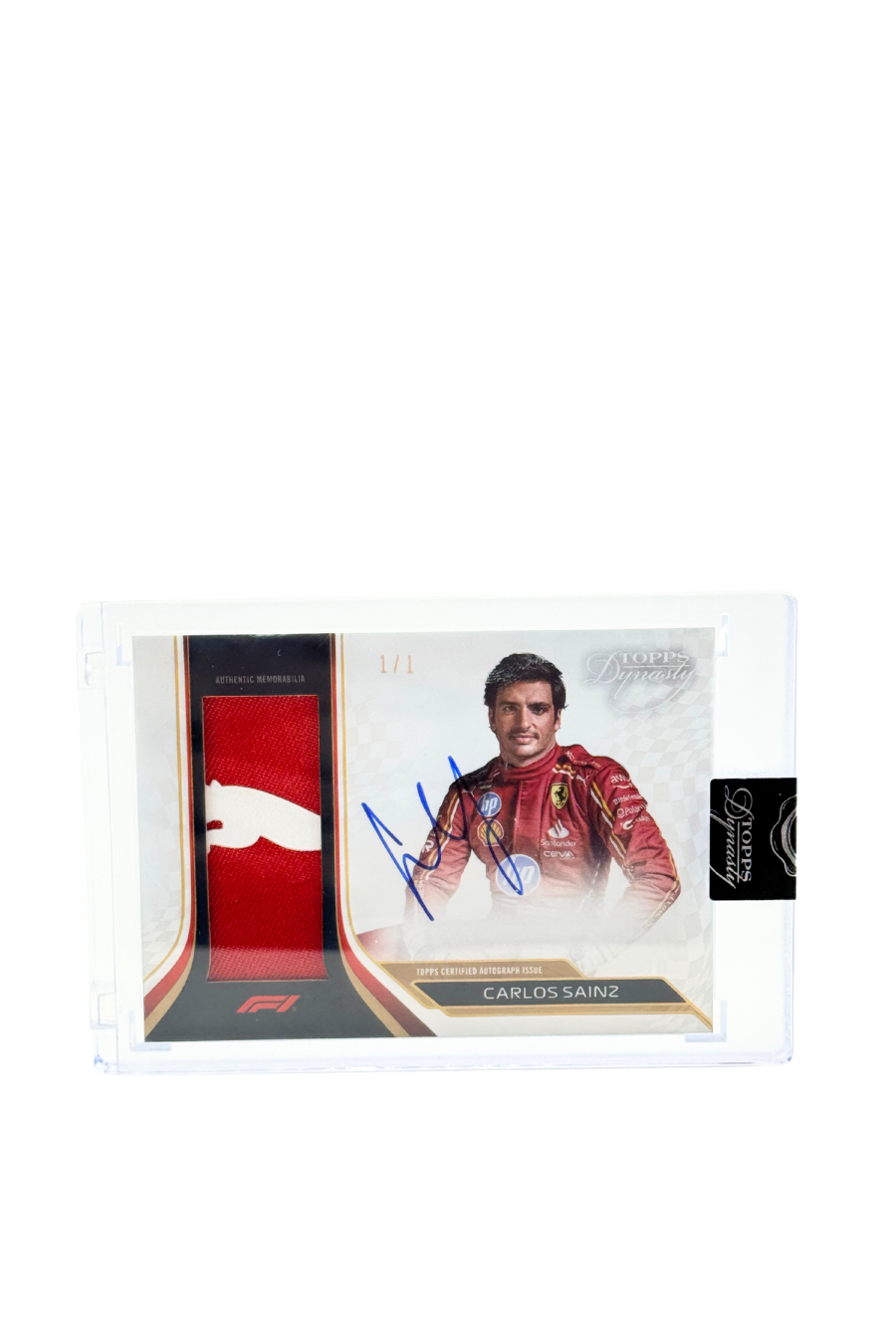 2024 Topps Dynasty Carlos Sainz Patch Auto #1/1