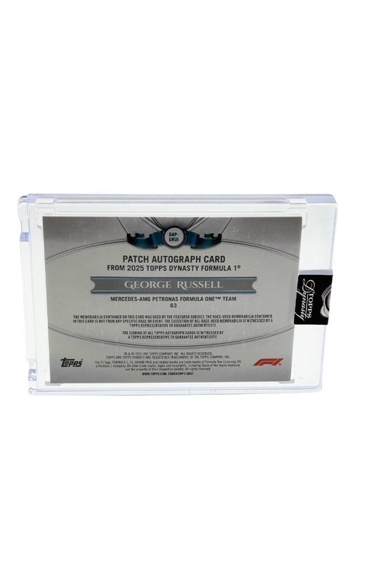 2025 Topps Dynasty George Russell Patch Auto #1/1