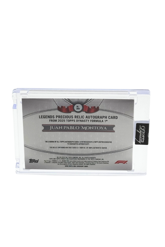 2025 Topps Dynasty Juan Montoya Precious Relic Auto #8/10