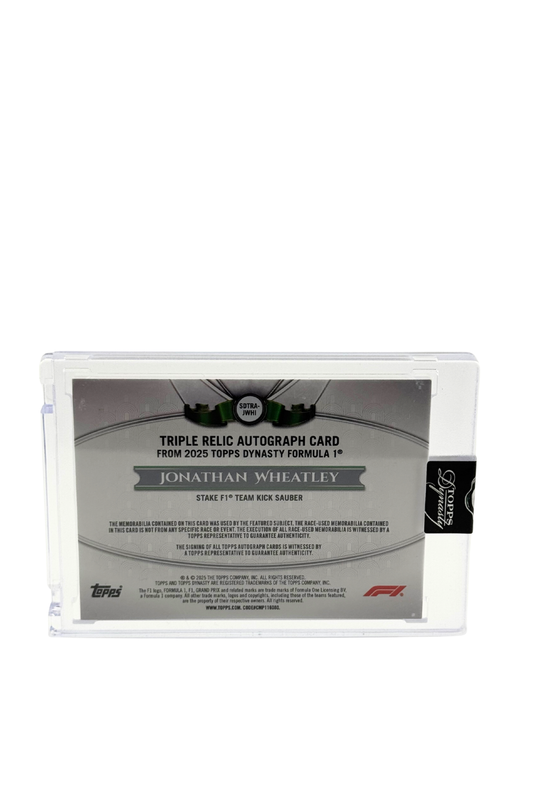 2025 Topps Dynasty Jonathan Wheatley Triple Patch Auto #1/1