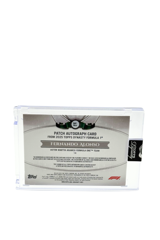 2025 Topps Dynasty Fernando Alonso Patch Auto #2/5