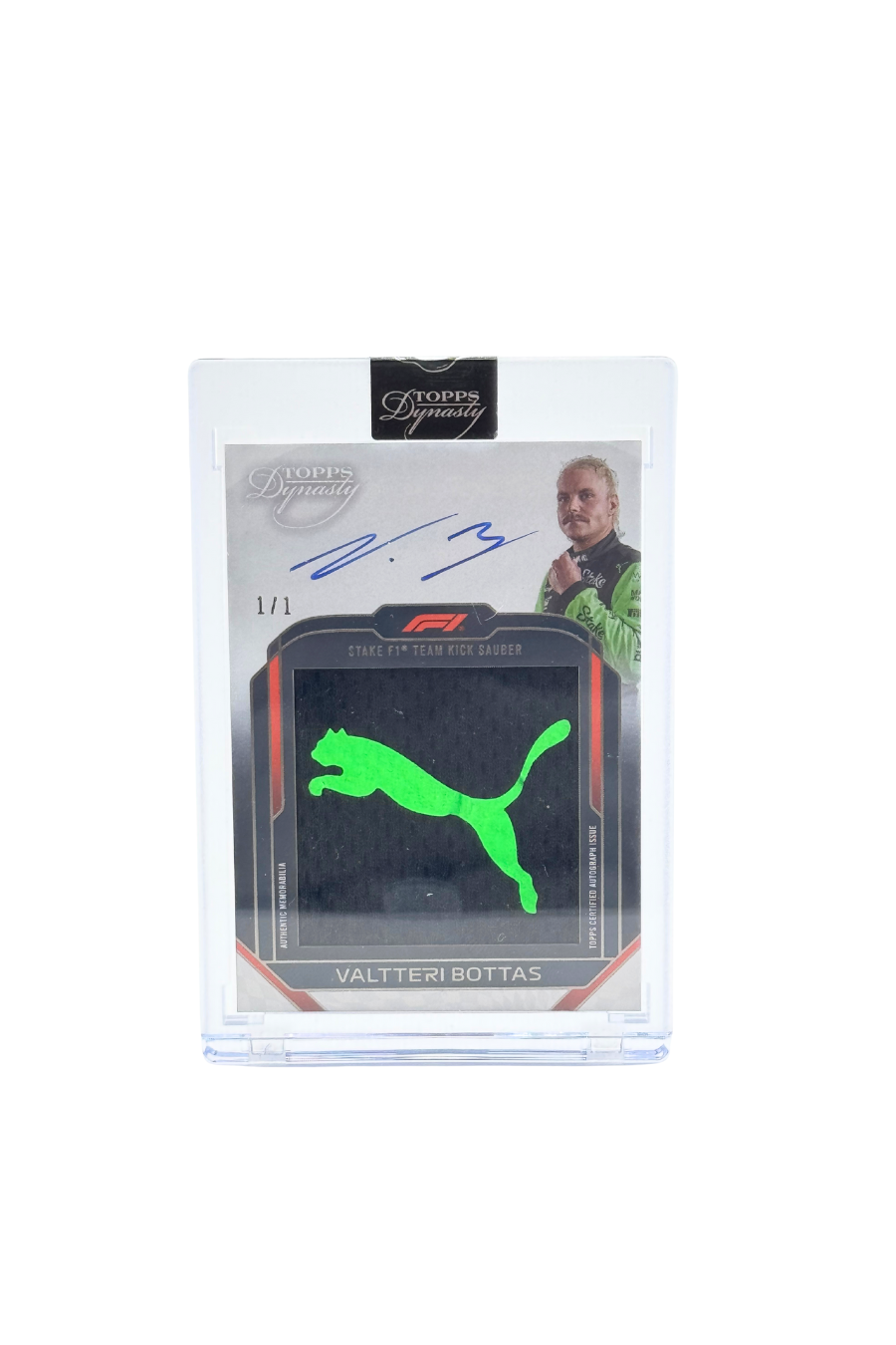 2024 Topps Dynasty Valtteri Bottas Jumbo Patch Auto #1/1