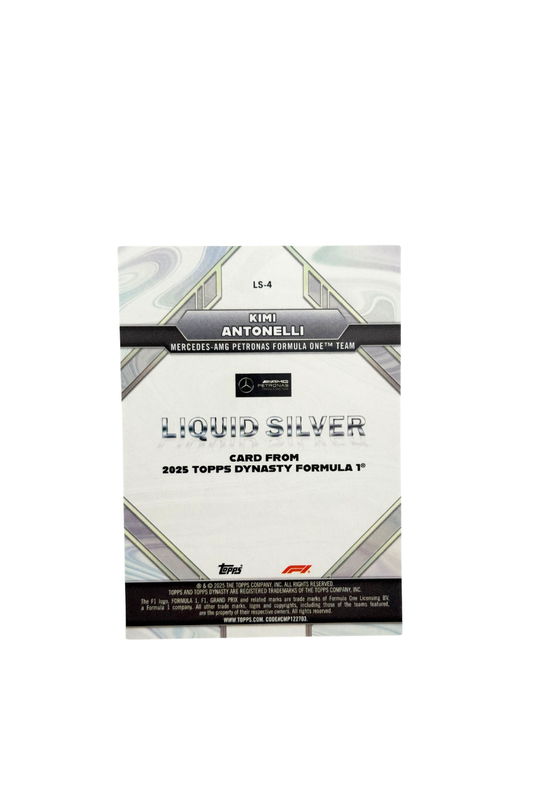 2025 Topps Dynasty Liquid Silver Kimi Antonelli