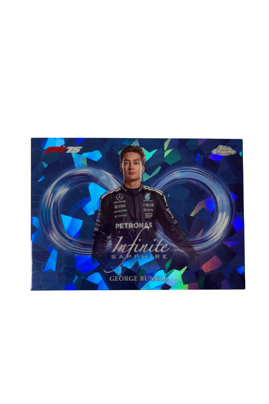 2025 Topps Chrome F1 Sapphire George Russell Infinite