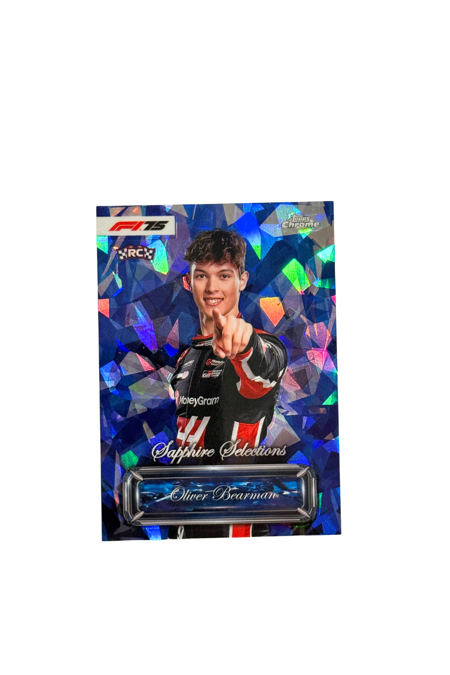2025 Topps Chrome Sapphire Oliver Bearman Sapphire Selections