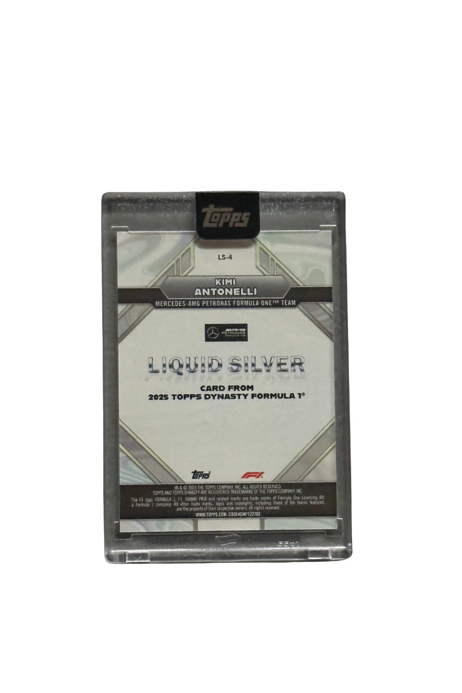 2025 Topps Dynasty Kimi Antonelli Liquid Gold #1/1