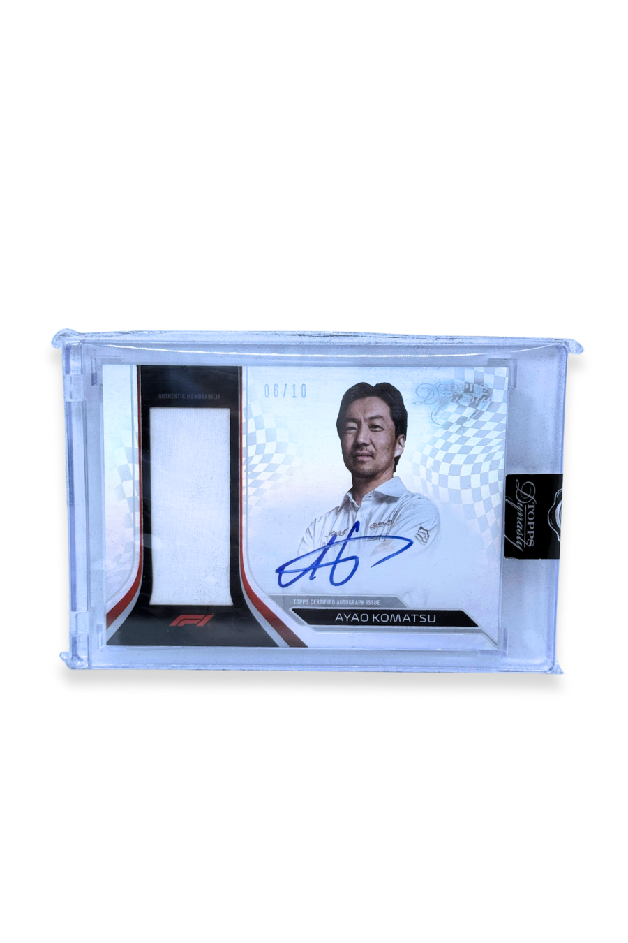 2024 Topps Dynasty Ayao Komatsu Single Patch Auto #06/10