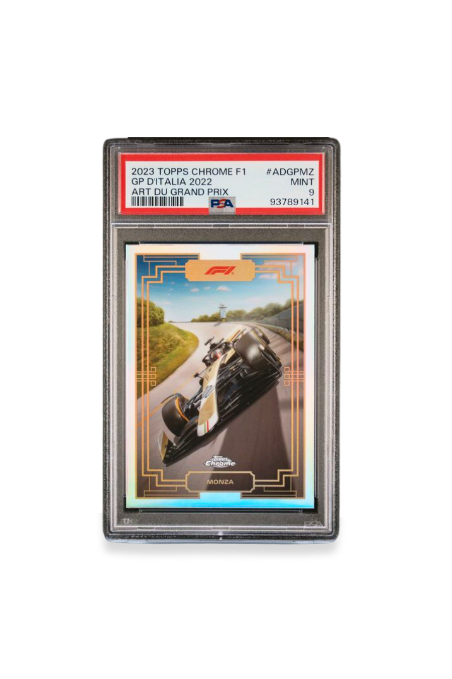 2023 Topps Chrome F1 GP D'Italia Art du Grand Prix Monza #ADGPMZ PSA 9