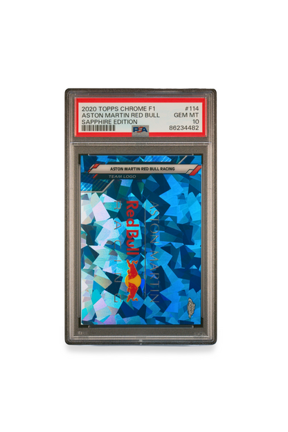2020 Topps Chrome F1 Aston Martin Red Bull Racing Sapphire #114 PSA 10