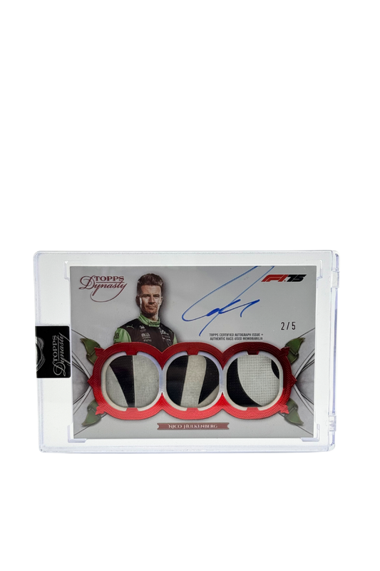 2025 Topps Dynasty Nico Hulkenberg Triple Patch Auto #2/5