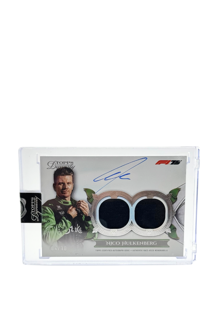 2025 Topps Dynasty Nico Hulkenberg Double Patch Auto #6/10