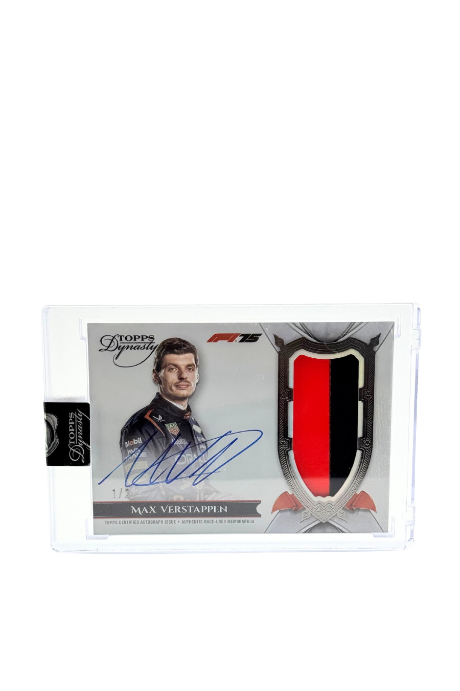 2025 Topps Dynasty Max Verstappen Patch Auto #1/2