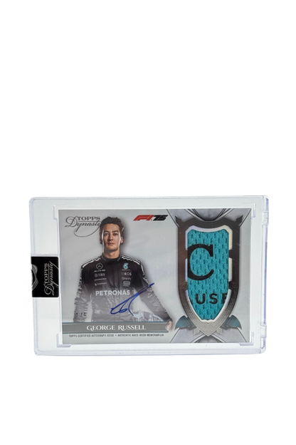 2025 Topps Dynasty George Russell Glove Patch Auto #1/5