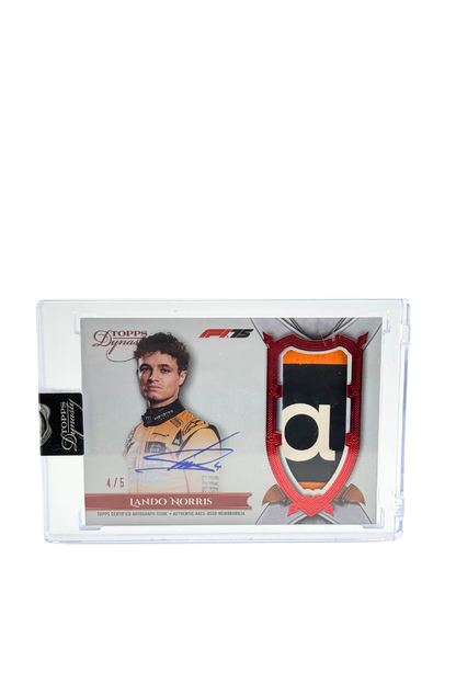 2025 Topps Dynasty Lando Norris Patch Auto #4/5