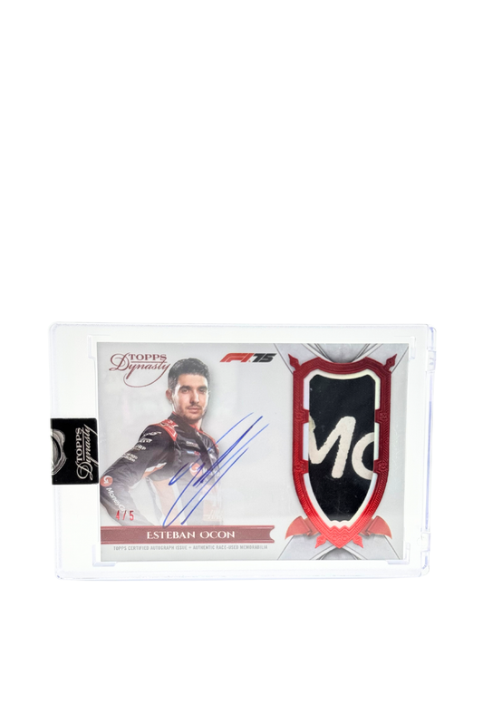 2025 Topps Dynasty Esteban Ocon Patch Auto #4/5