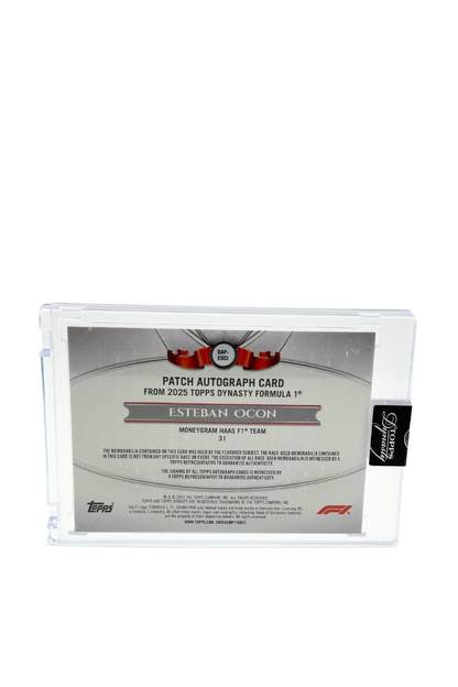 2025 Topps Dynasty Esteban Ocon Patch Auto #4/5