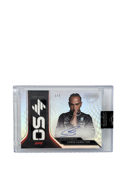 2024 Topps Dynasty Lewis Hamilton Patch Auto #1/2