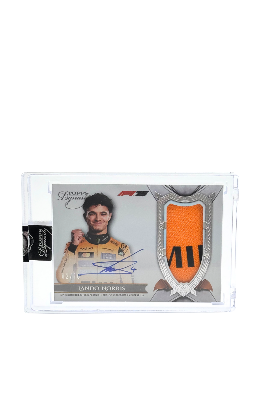 2025 Topps Dynasty Lando Norris Patch Auto #2/10