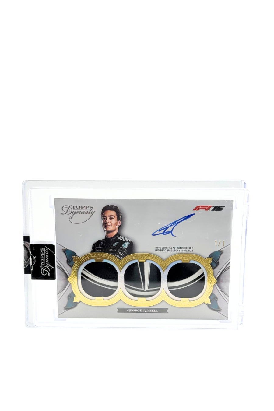 2025 Topps Dynasty George Russell Triple Patch Auto #1/1