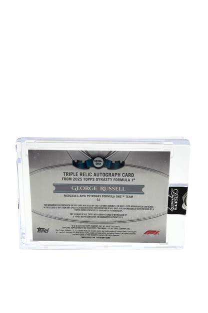 2025 Topps Dynasty George Russell Triple Patch Auto #1/1