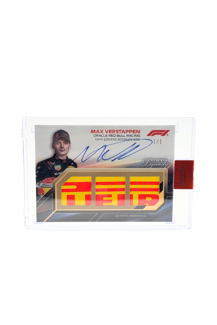 2023 Topps Dynasty Max Verstappen Triple Patch Auto #1/1