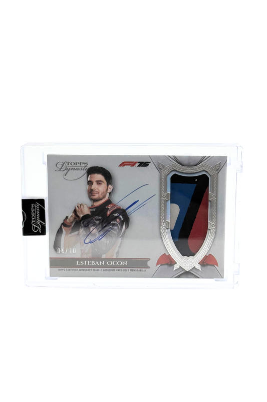 2025 Topps Dynasty Esteban Ocon Patch Auto #4/10