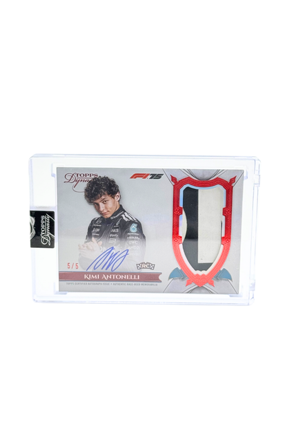 2025 Topps Dynasty Kimi Antonelli Patch Auto #5/5