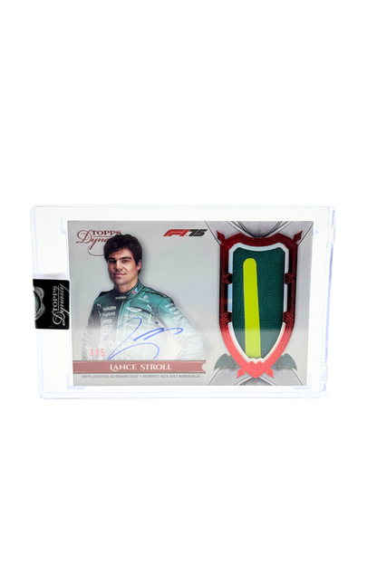 2025 Topps Dynasty Lance Stroll Patch Auto #1/5