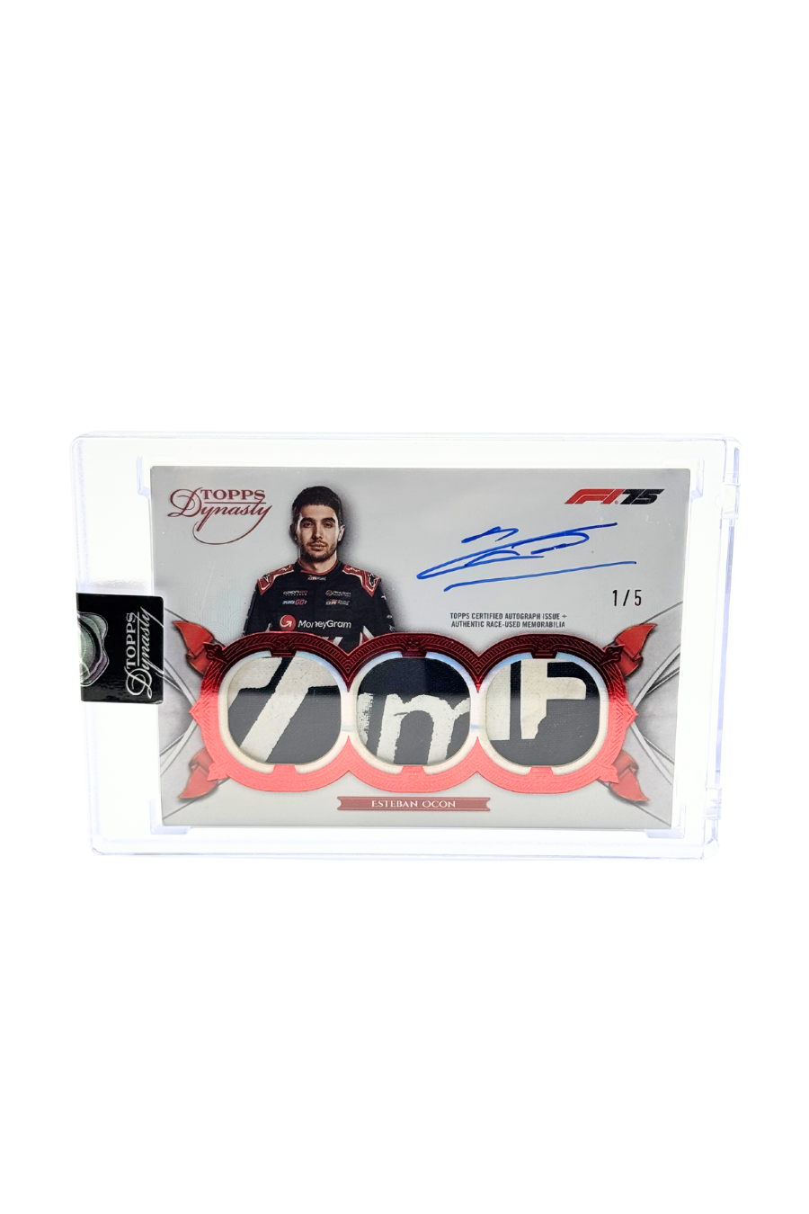 2025 Topps Dynasty Esteban Ocon Triple Patch Auto #1/5