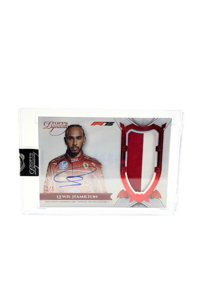 2025 Topps Dynasty Lewis Hamilton Patch Auto #2/5
