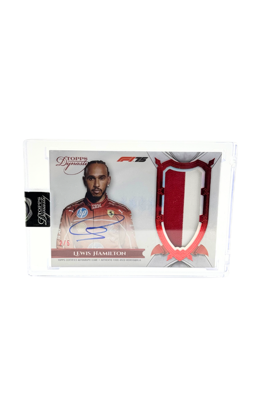 2025 Topps Dynasty Lewis Hamilton Patch Auto #2/5