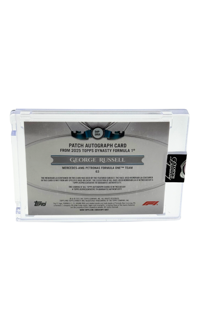 2025 Topps Dynasty George Russell Patch Auto #1/1