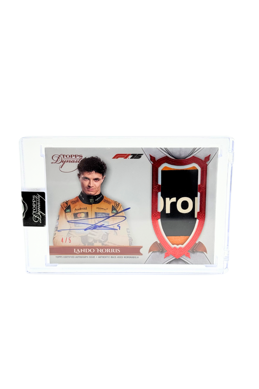 2025 Topps Dynasty Lando Norris Patch Auto #4/5