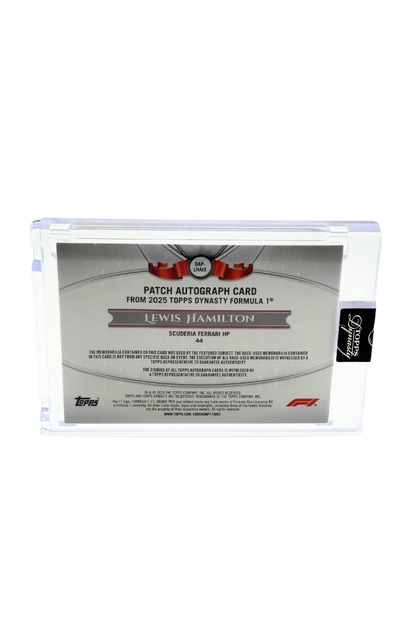 2025 Topps Dynasty Lewis Hamilton Patch Auto #4/5