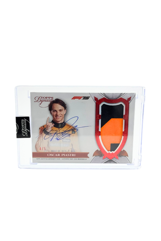 2025 Topps Dynasty Oscar Piastri Patch Auto #4/5