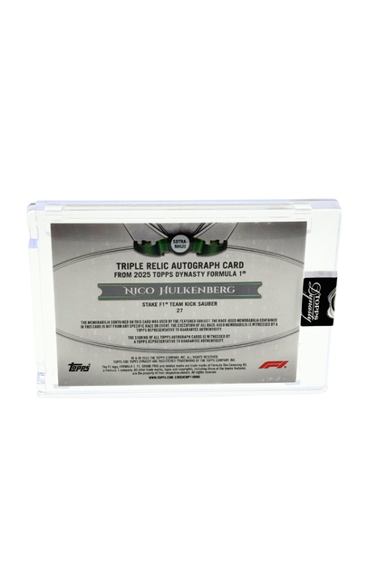 2025 Topps Dynasty Nico Hulkenberg Triple Patch Auto #1/2