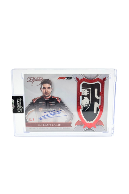 2025 Topps Dynasty Esteban Ocon Patch Auto #5/5