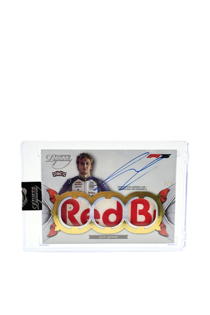 2025 Topps Dynasty Liam Lawson Rookie Triple Patch Auto #1/1