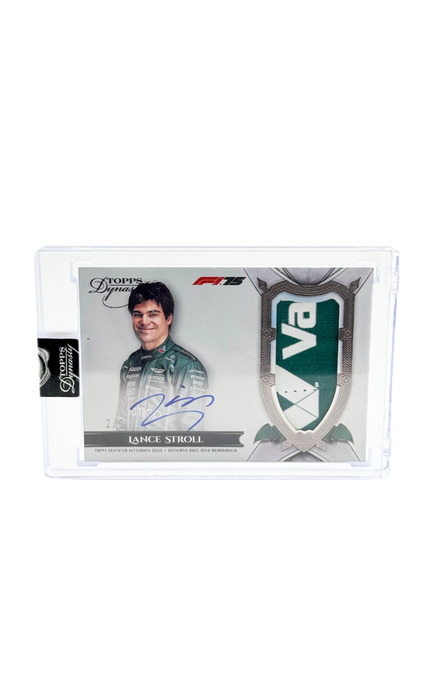 2025 Topps Dynasty Lance Stroll Patch Auto #2/2