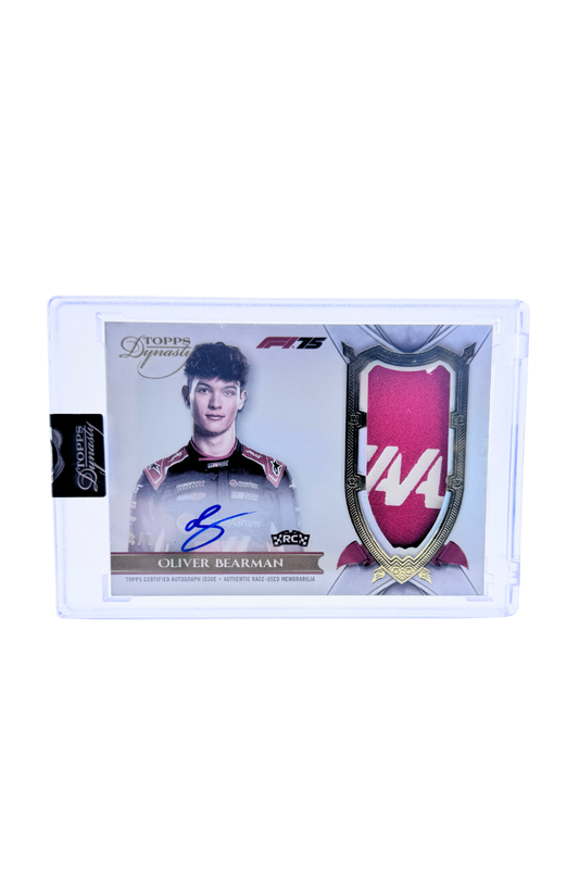 2025 Topps Dynasty Oliver Bearman Patch Auto #1/1