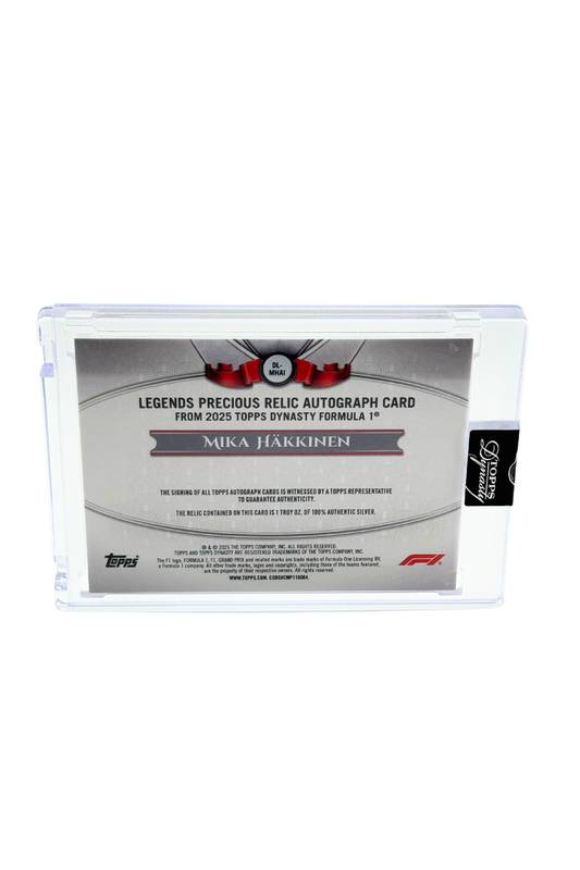 2025 Topps Dynasty Mika Hakkinen Precious Relic Auto #7/10