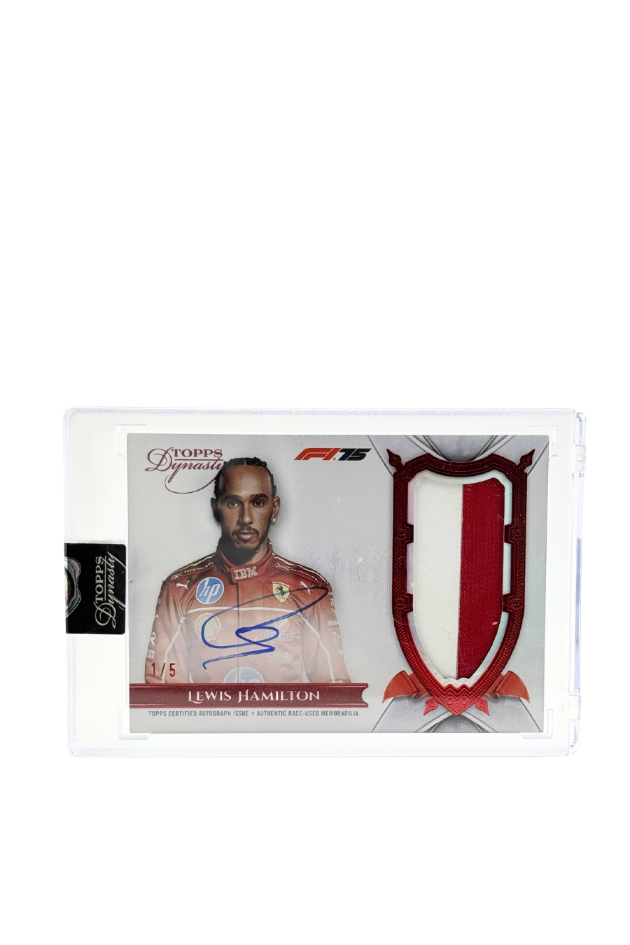 2025 Topps Dynasty Lewis Hamilton Patch Auto #1/5