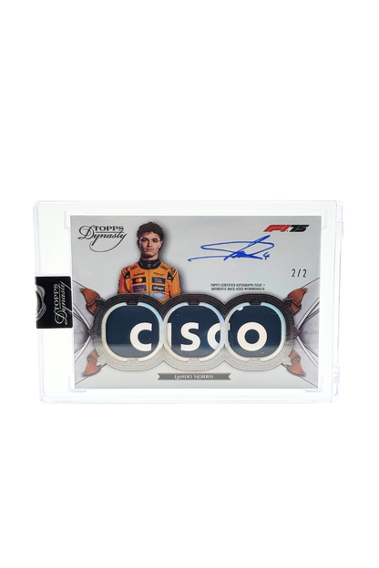 2025 Topps Dynasty Lando Norris Triple Patch Auto #2/2