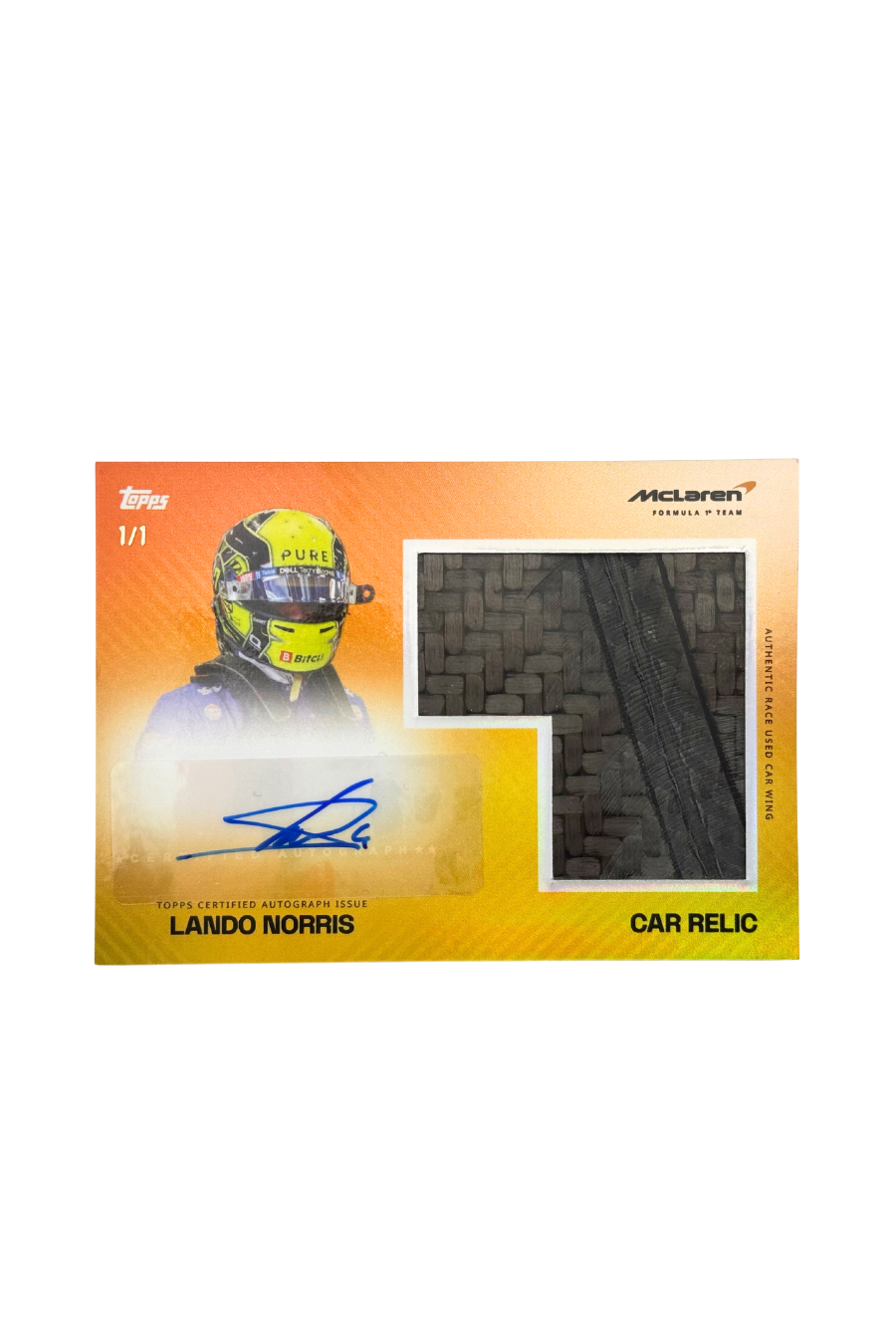 2026 McLaren Formula 1 Team Lando Norris 1/1 Car Reclic