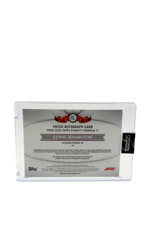 2025 Topps Dynasty Lewis Hamilton Patch Auto #4/10