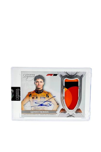 2025 Topps Dynasty Lando Norris Patch Auto #9/10