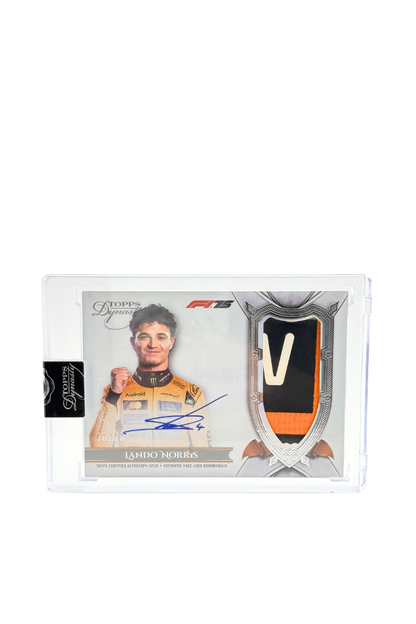 2025 Topps Dynasty Lando Norris Patch Auto #10/10